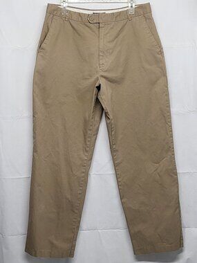 Vintage Attention Chino Pants Mens 34 X 31 (Tag34X32) Relaxed Fit Beige Y2K
